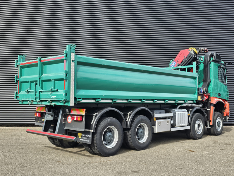 Mercedes-Benz AROCS 4145 / 8X6 / TIPPER + HMF CRANE - Tipvogn lastbil, Lastbil med kran: billede 3 Mercedes-Benz AROCS 4145 / 8X6 / TIPPER + HMF CRANE - Tipvogn lastbil, Lastbil med kran: billede 3