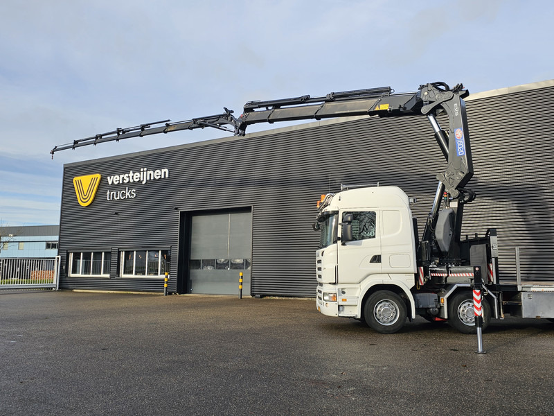 Scania R480 8X2 / HMF 60 t/m + JIB / RETARDER - Lastbil med lad, Lastbil med kran: billede 3 Scania R480 8X2 / HMF 60 t/m + JIB / RETARDER - Lastbil med lad, Lastbil med kran: billede 3
