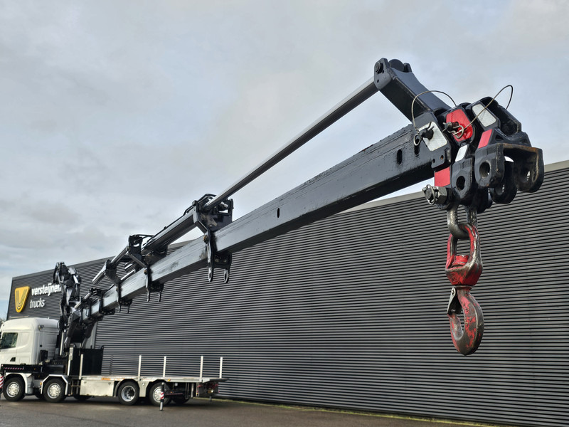Scania R480 8X2 / HMF 60 t/m + JIB / RETARDER - Lastbil med kran: billede 4 Scania R480 8X2 / HMF 60 t/m + JIB / RETARDER - Lastbil med kran: billede 4
