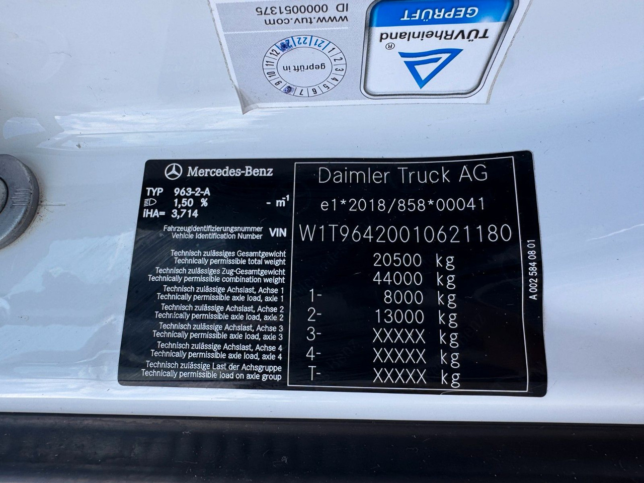 Mercedes-Benz 1835 2135 4X2 Meiller 3 S. Kipper Top Zustand - Tipvogn lastbil: billede 2 Mercedes-Benz 1835 2135 4X2 Meiller 3 S. Kipper Top Zustand - Tipvogn lastbil: billede 2