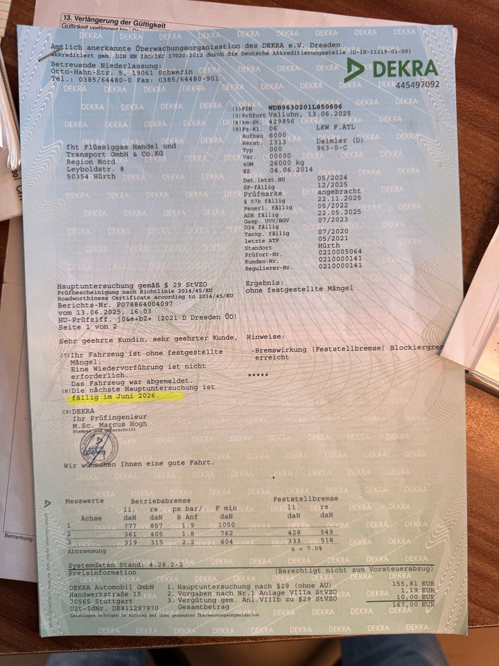 Mercedes-Benz 2536 ADR Valid & kipphydraulik für Gastank - Tankbil: billede 4 Mercedes-Benz 2536 ADR Valid & kipphydraulik für Gastank - Tankbil: billede 4