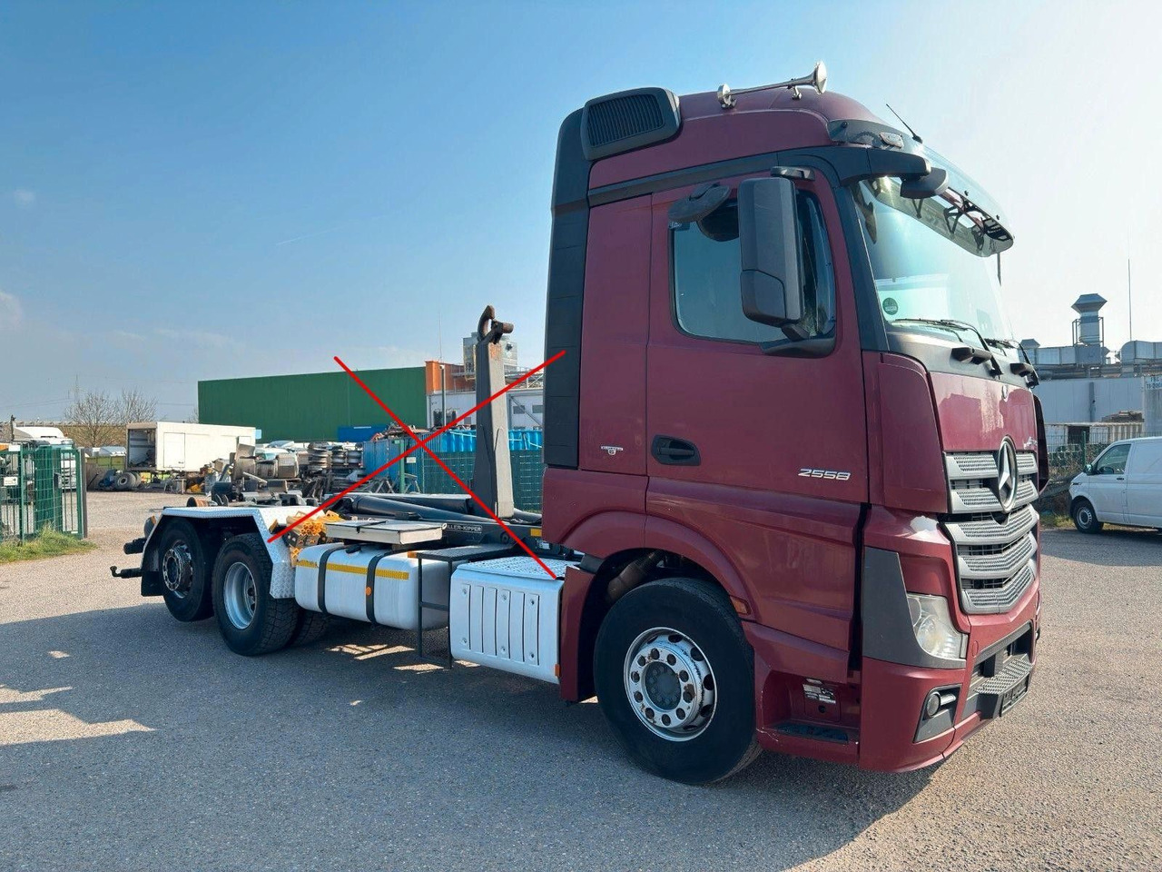 Lastbil chassis Mercedes-Benz 2558 6x2 Fahrgestell Chassis | Retarder | Klima: billede 8 Lastbil chassis Mercedes-Benz 2558 6x2 Fahrgestell Chassis | Retarder | Klima: billede 8