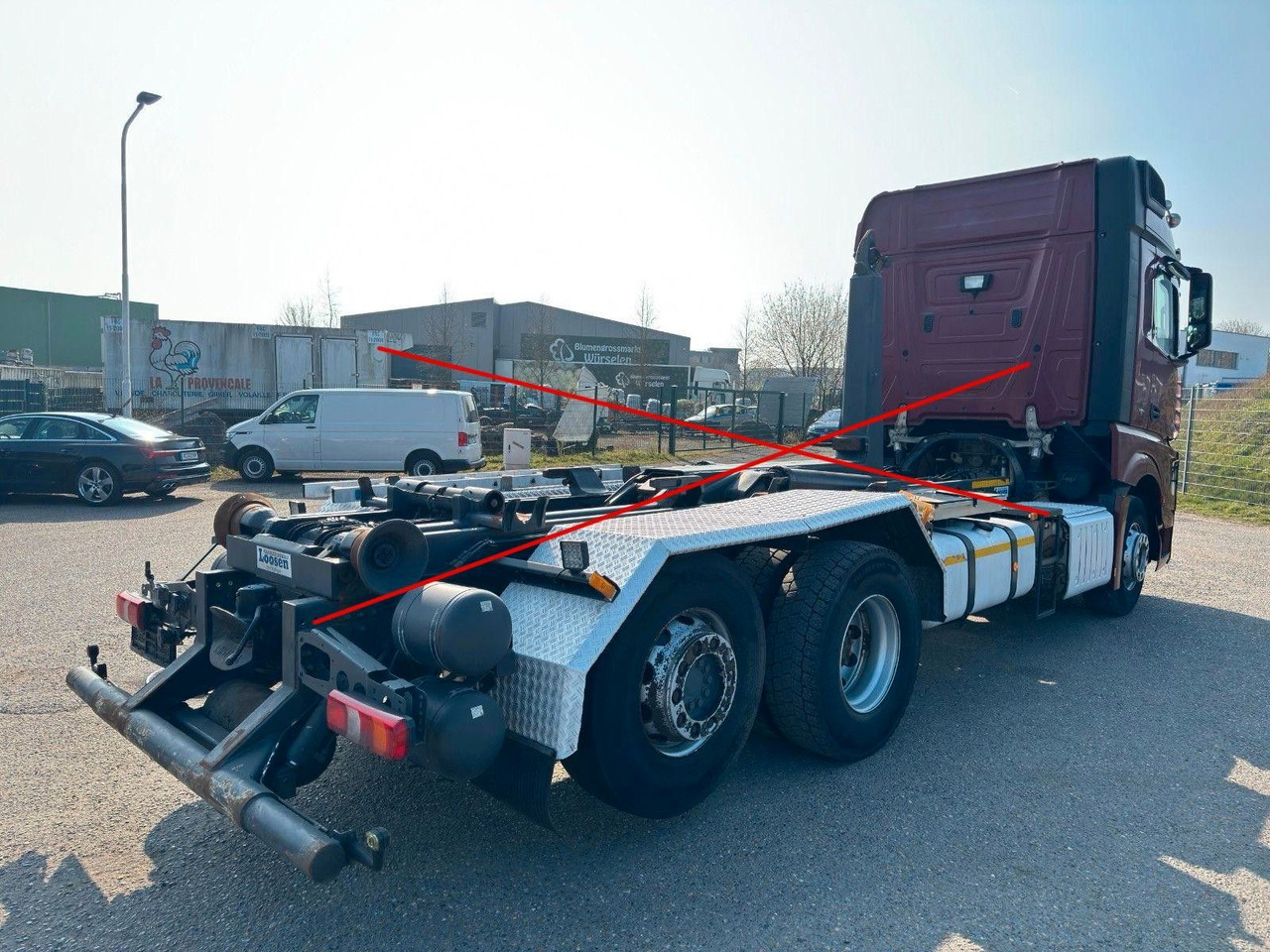 Lastbil chassis Mercedes-Benz 2558 6x2 Fahrgestell Chassis | Retarder | Klima: billede 7 Lastbil chassis Mercedes-Benz 2558 6x2 Fahrgestell Chassis | Retarder | Klima: billede 7