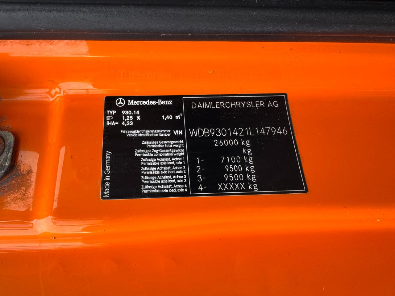 Mercedes-Benz 2646 6X4 Hellmers Saug Druck Spülwagen Retarder - Slamsugemaskine: billede 4 Mercedes-Benz 2646 6X4 Hellmers Saug Druck Spülwagen Retarder - Slamsugemaskine: billede 4
