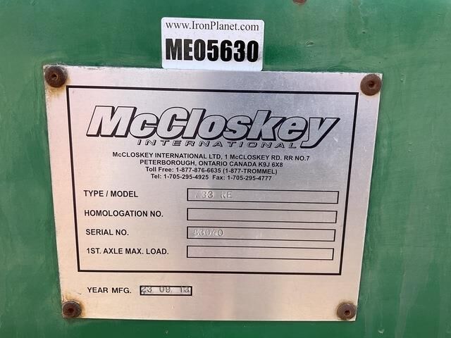 McCloskey 733RE - Sorterværk: billede 5 McCloskey 733RE - Sorterværk: billede 5