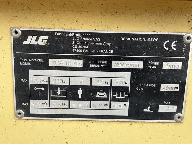 JLG Toucan 12E Plus - Søjlelift: billede 5 JLG Toucan 12E Plus - Søjlelift: billede 5