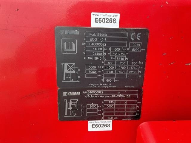 Kalmar ECG140-6 - El gaffeltruck: billede 5 Kalmar ECG140-6 - El gaffeltruck: billede 5