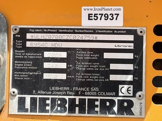 Liebherr R954C HDV - Nedbrydningsmaskine: billede 5 Liebherr R954C HDV - Nedbrydningsmaskine: billede 5
