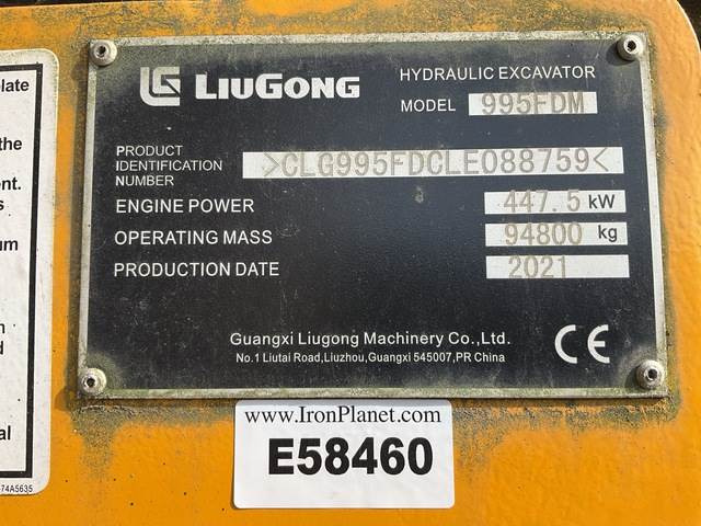 LiuGong 995FDM - Bæltegravemaskine: billede 5 LiuGong 995FDM - Bæltegravemaskine: billede 5