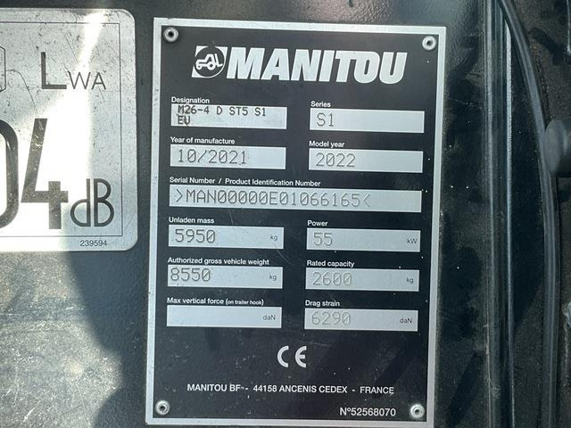 Manitou M26-4 - Terræn gående truck: billede 5 Manitou M26-4 - Terræn gående truck: billede 5