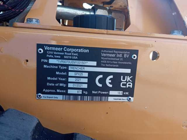 Vermeer SPX25 - Bygningsudstyr: billede 3 Vermeer SPX25 - Bygningsudstyr: billede 3