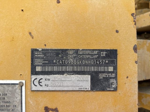 CAT 988G - Gummihjulslæsser: billede 5 CAT 988G - Gummihjulslæsser: billede 5