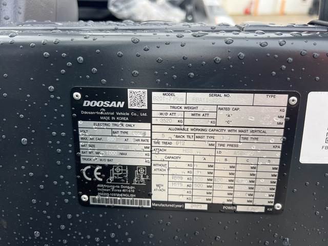 Doosan B20T-7 PLUS - El gaffeltruck: billede 5 Doosan B20T-7 PLUS - El gaffeltruck: billede 5