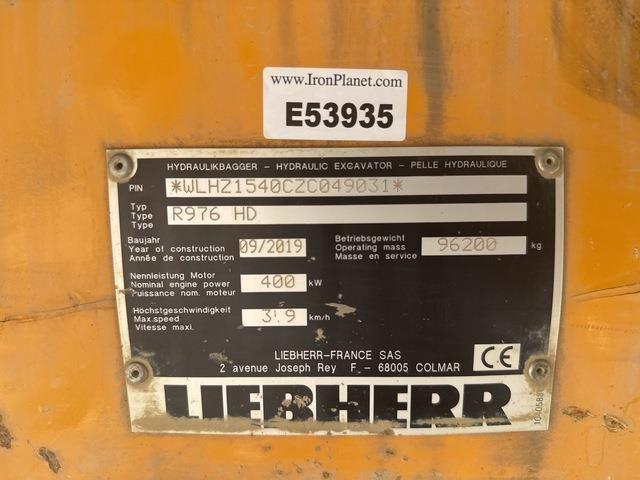 Liebherr R976 HD - Bæltegravemaskine: billede 5 Liebherr R976 HD - Bæltegravemaskine: billede 5