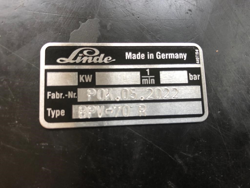 LINDE BPV 70 R - Hydraulikpumpe for Entreprenørmaskin: billede 4 LINDE BPV 70 R - Hydraulikpumpe for Entreprenørmaskin: billede 4