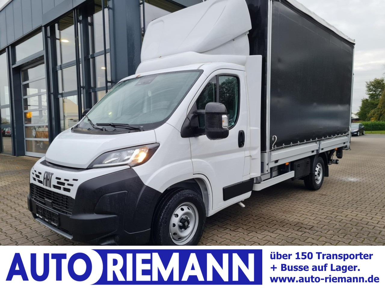 Fiat Ducato 35 Maxi Pritsche 2x Schiebeplane LBW LUFTFEDER - Varebil med presenning: billede 1 Fiat Ducato 35 Maxi Pritsche 2x Schiebeplane LBW LUFTFEDER - Varebil med presenning: billede 1