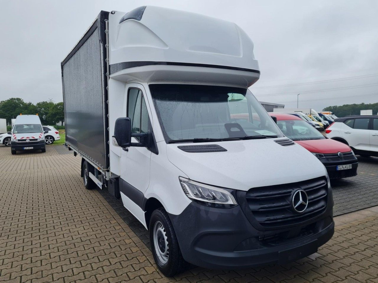 Mercedes-Benz Sprinter 317 AG Pritsche Schiebe Plane Schlafkab - Varebil med presenning: billede 2 Mercedes-Benz Sprinter 317 AG Pritsche Schiebe Plane Schlafkab - Varebil med presenning: billede 2