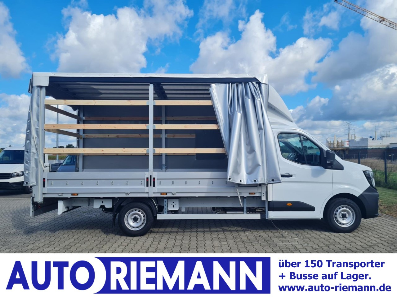 Renault Master 35 Pritsche Schiebe Plane KLIMA TEMPOMAT - Varebil med presenning: billede 1 Renault Master 35 Pritsche Schiebe Plane KLIMA TEMPOMAT - Varebil med presenning: billede 1