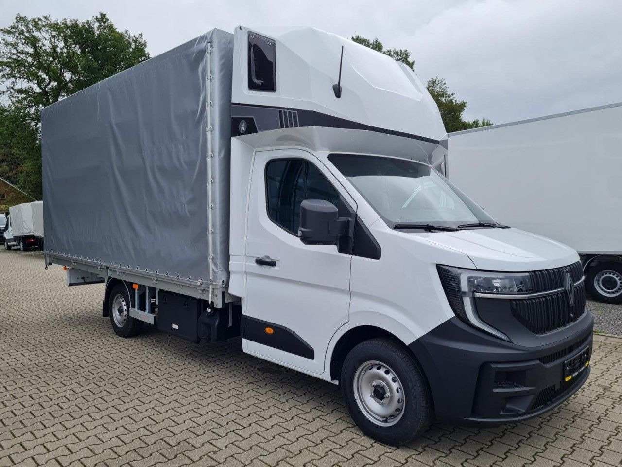 Renault Master 35 Pritsche Schiebe Plane Schlafkab Luftf - Varebil med presenning: billede 3 Renault Master 35 Pritsche Schiebe Plane Schlafkab Luftf - Varebil med presenning: billede 3