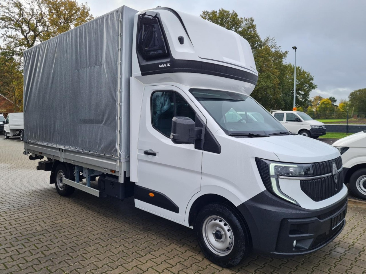 Renault Master Pritsche Schiebe Plane Schlafkab LBW Luftfederung - Varebil med presenning: billede 3 Renault Master Pritsche Schiebe Plane Schlafkab LBW Luftfederung - Varebil med presenning: billede 3