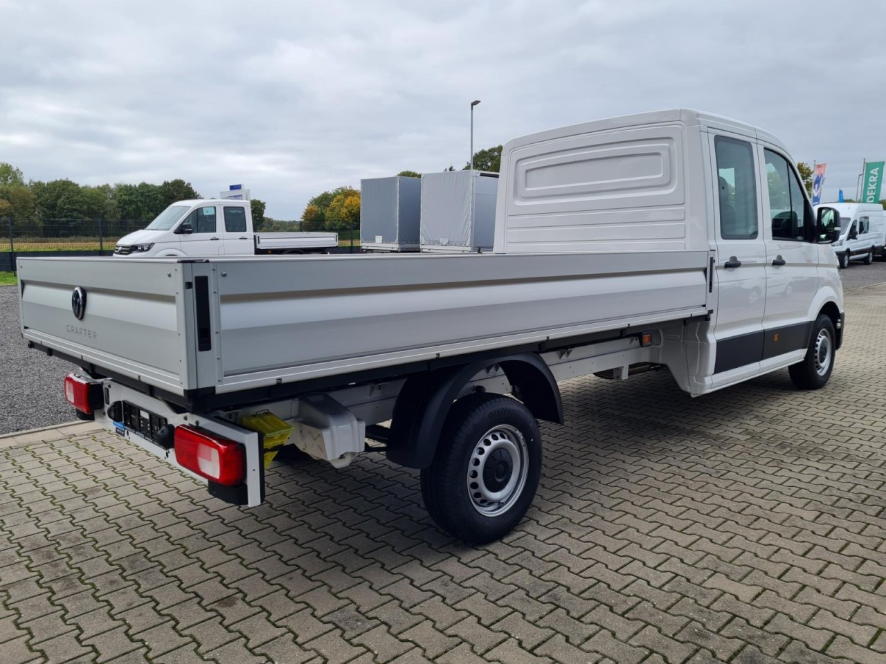 Volkswagen Crafter 35 Doka TDI Pritsche lang L4 KLIMA TEMPOMAT - Ladbil, Mandskabsbil: billede 4 Volkswagen Crafter 35 Doka TDI Pritsche lang L4 KLIMA TEMPOMAT - Ladbil, Mandskabsbil: billede 4
