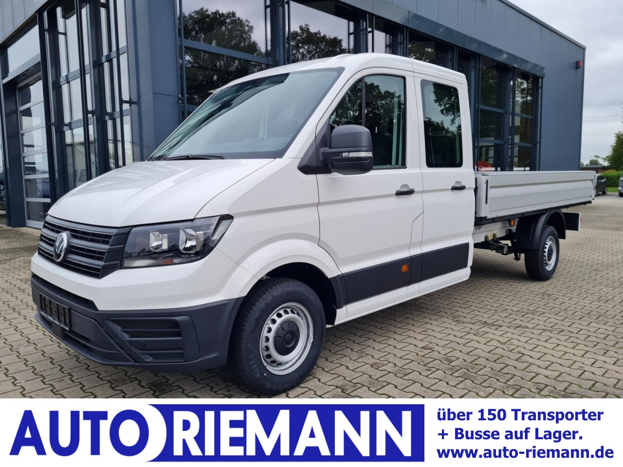 Volkswagen Crafter 35 Doka TDI Pritsche lang L4 KLIMA TEMPOMAT - Ladbil, Mandskabsbil: billede 1 Volkswagen Crafter 35 Doka TDI Pritsche lang L4 KLIMA TEMPOMAT - Ladbil, Mandskabsbil: billede 1