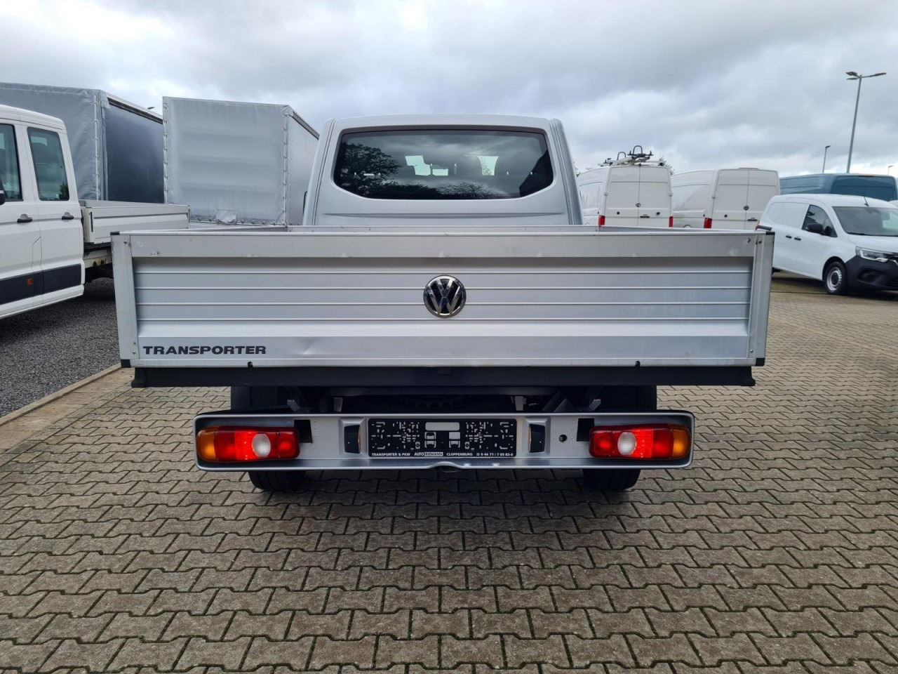Volkswagen T6.1 Doka Pritsche Plane 6-Sitze Klima Komfort - Ladbil, Mandskabsbil: billede 5 Volkswagen T6.1 Doka Pritsche Plane 6-Sitze Klima Komfort - Ladbil, Mandskabsbil: billede 5