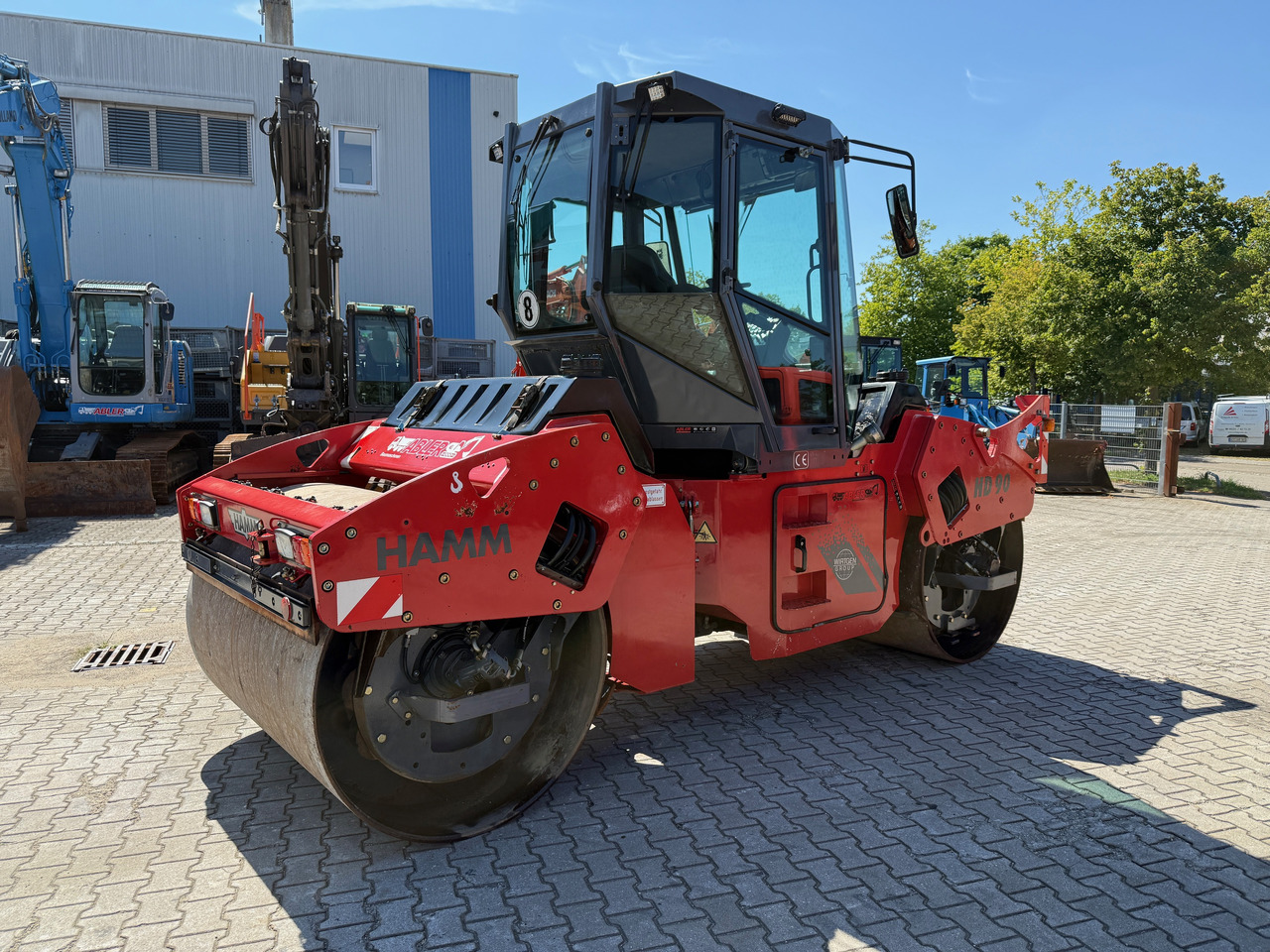 Hamm HD090V Tandemwalze knickgelenkt - Vejtromle: billede 4 Hamm HD090V Tandemwalze knickgelenkt - Vejtromle: billede 4