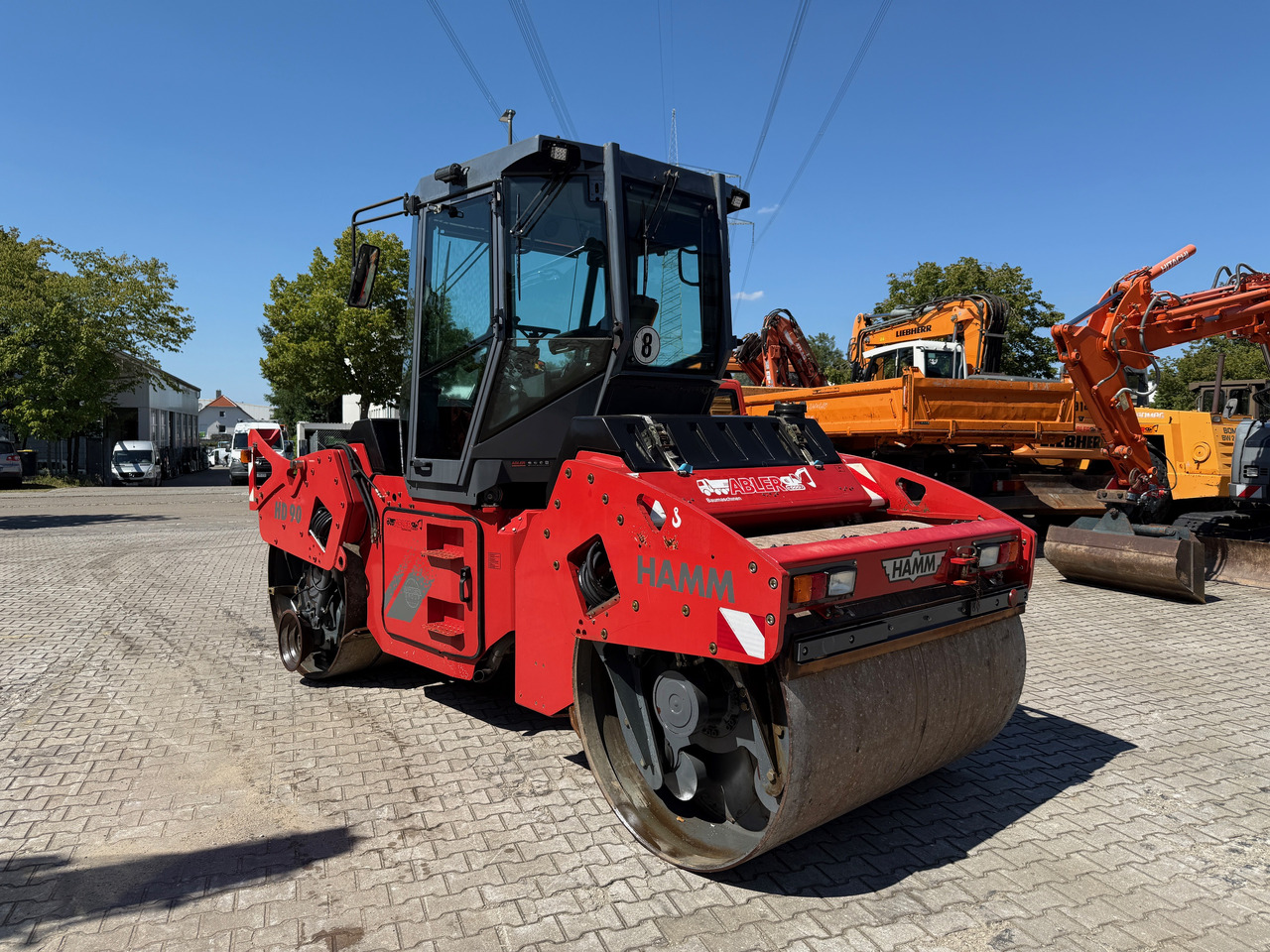 Hamm HD090V Tandemwalze knickgelenkt - Vejtromle: billede 5 Hamm HD090V Tandemwalze knickgelenkt - Vejtromle: billede 5