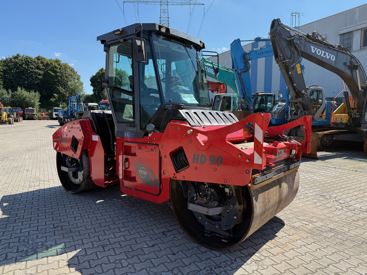 Hamm HD090V Tandemwalze knickgelenkt - Vejtromle: billede 3 Hamm HD090V Tandemwalze knickgelenkt - Vejtromle: billede 3