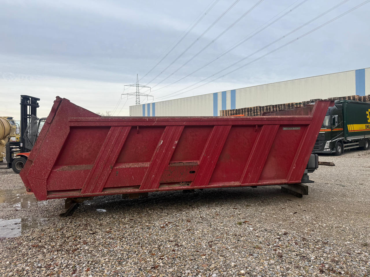 Meiller Kipperaufbau 18m3 mit Rahmen und Zylinder - Veksellad til tipvogn: billede 3 Meiller Kipperaufbau 18m3 mit Rahmen und Zylinder - Veksellad til tipvogn: billede 3