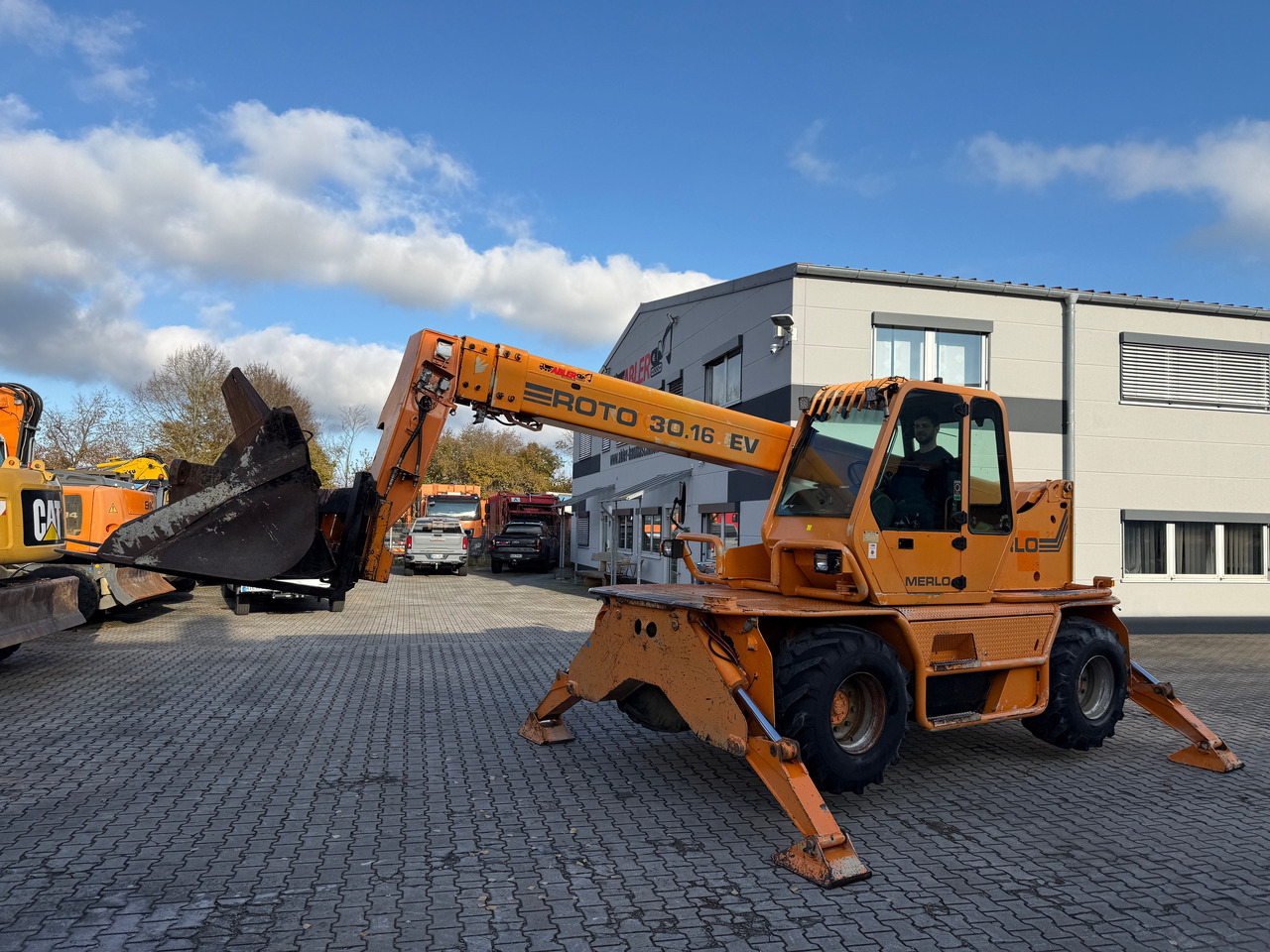 Merlo Roto 30.16 EV Teleskoplader 16m Arbeitskorb - Gummihjulslæsser: billede 2 Merlo Roto 30.16 EV Teleskoplader 16m Arbeitskorb - Gummihjulslæsser: billede 2