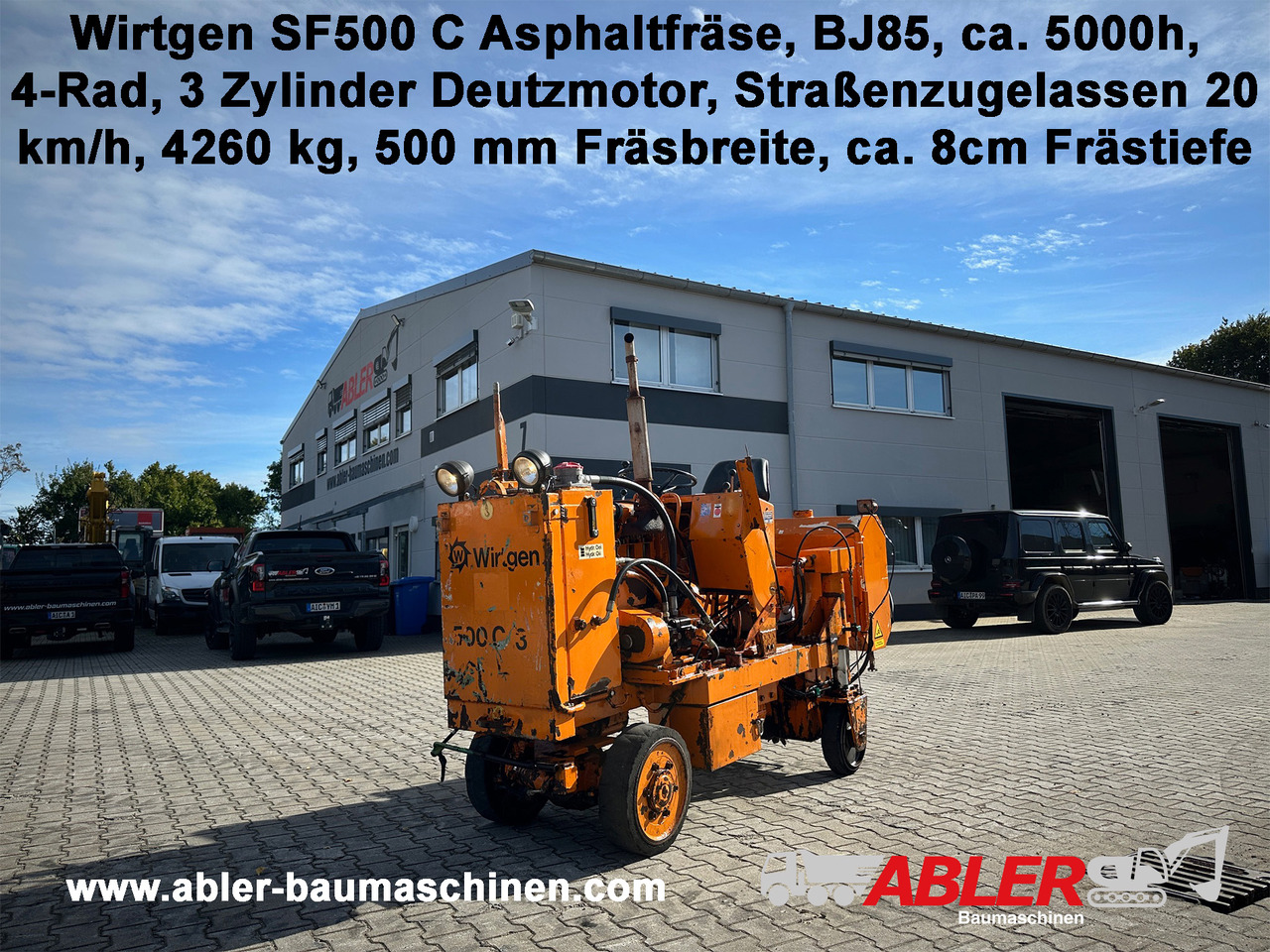 Wirtgen SF500C Asphaltfräse - Asfaltfræser: billede 1 Wirtgen SF500C Asphaltfräse - Asfaltfræser: billede 1