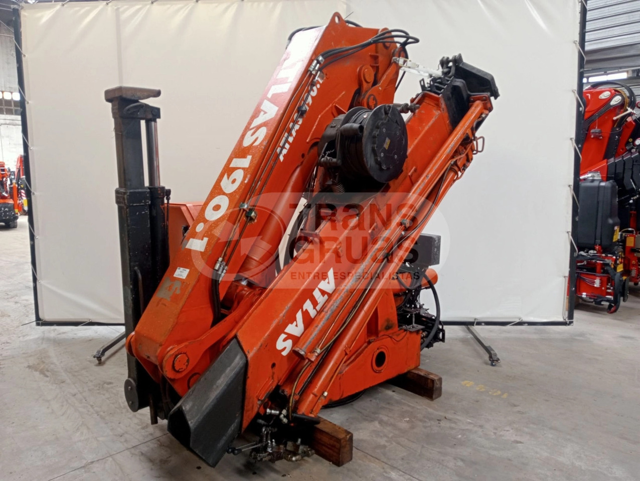 Grúa Atlas AK 190.1 A5 - Lastbilkran for Lastbil: billede 4 Grúa Atlas AK 190.1 A5 - Lastbilkran for Lastbil: billede 4