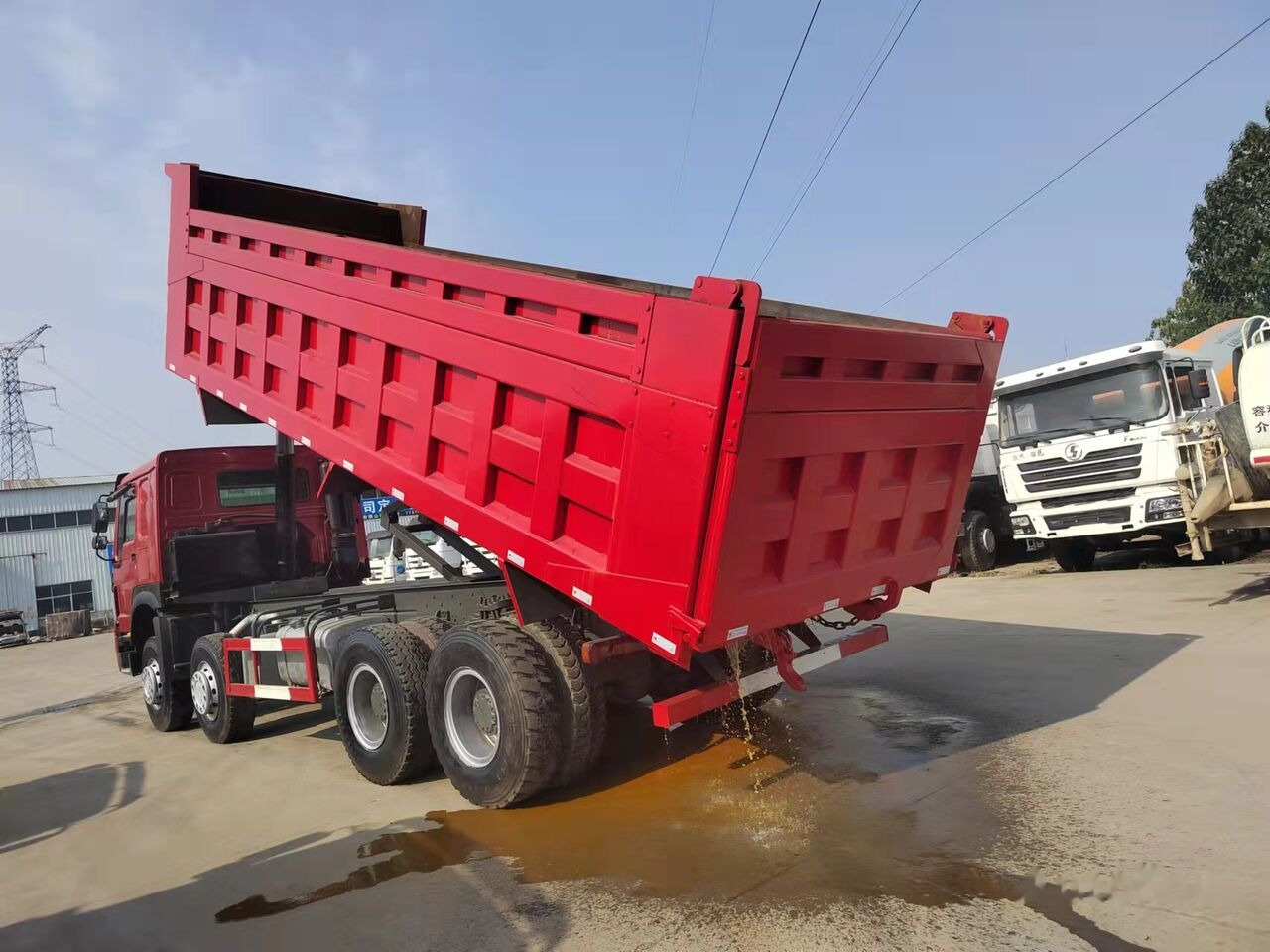 Tipvogn lastbil Howo Drive 371: billede 6