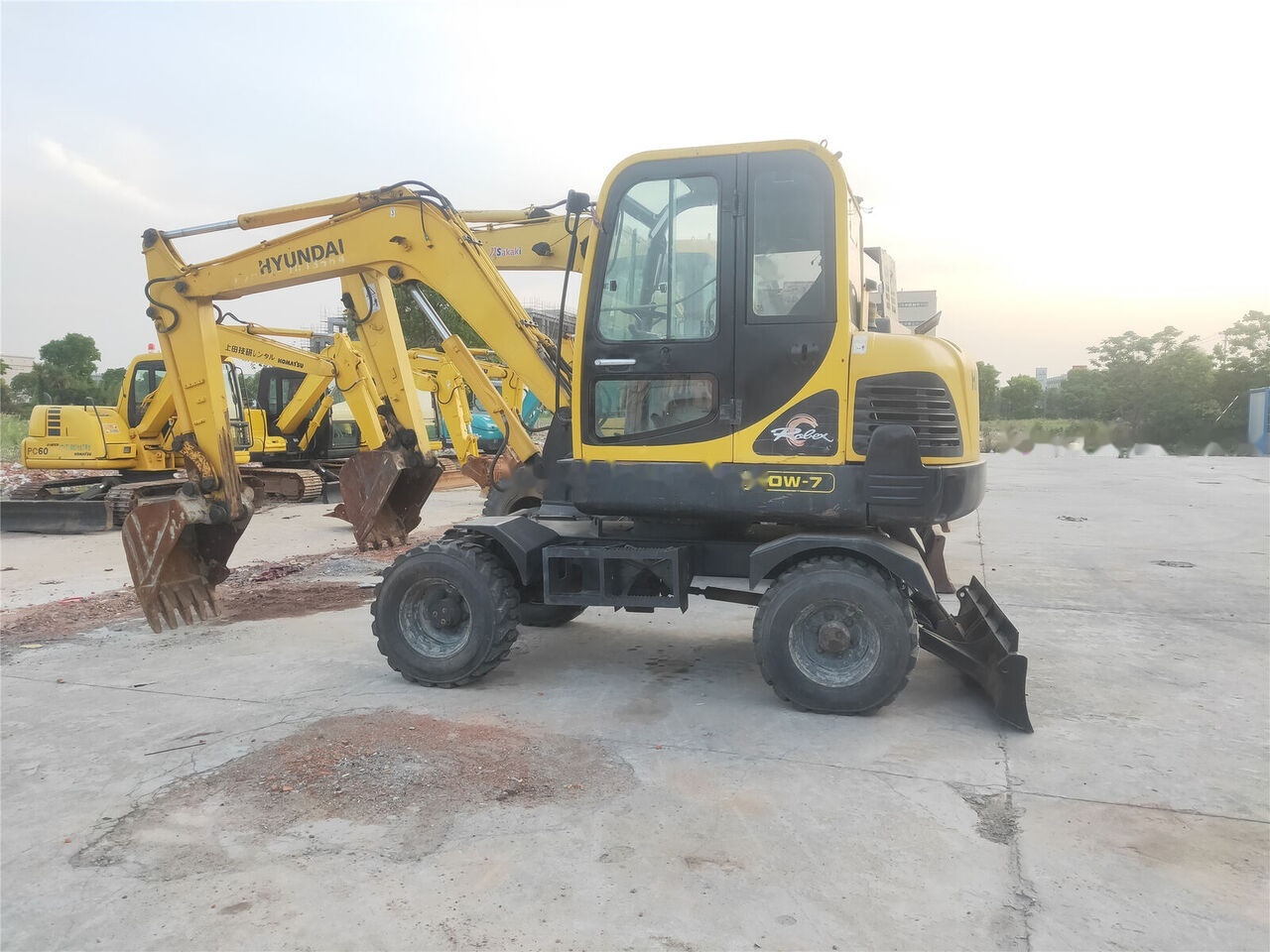 Hyundai R60W-7 - Hjulgravemaskine: billede 5 Hyundai R60W-7 - Hjulgravemaskine: billede 5