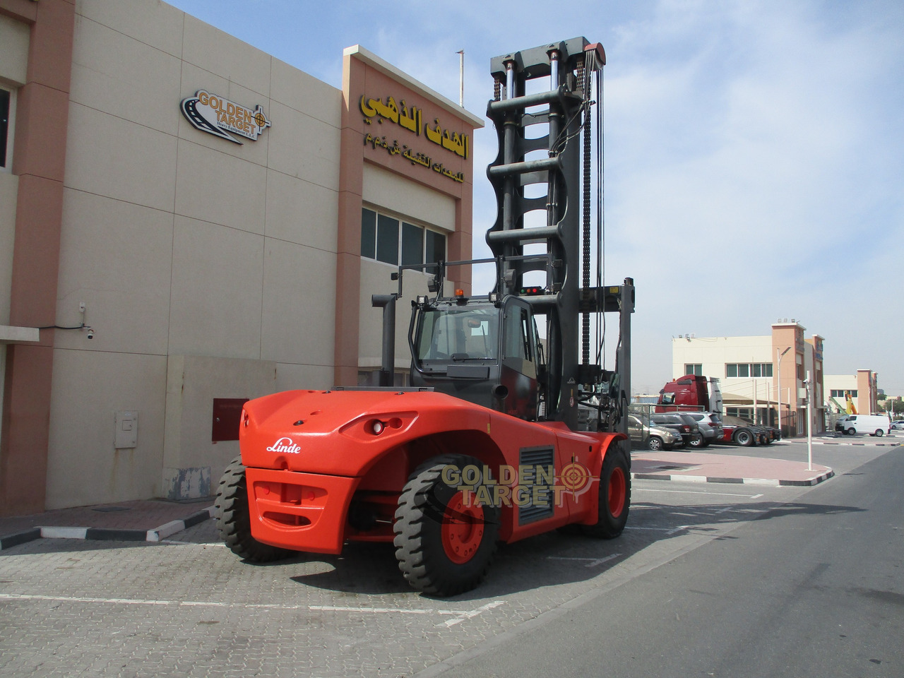 Linde H220 Container Handler - Gaffeltruck til containerhåndtering: billede 3 Linde H220 Container Handler - Gaffeltruck til containerhåndtering: billede 3