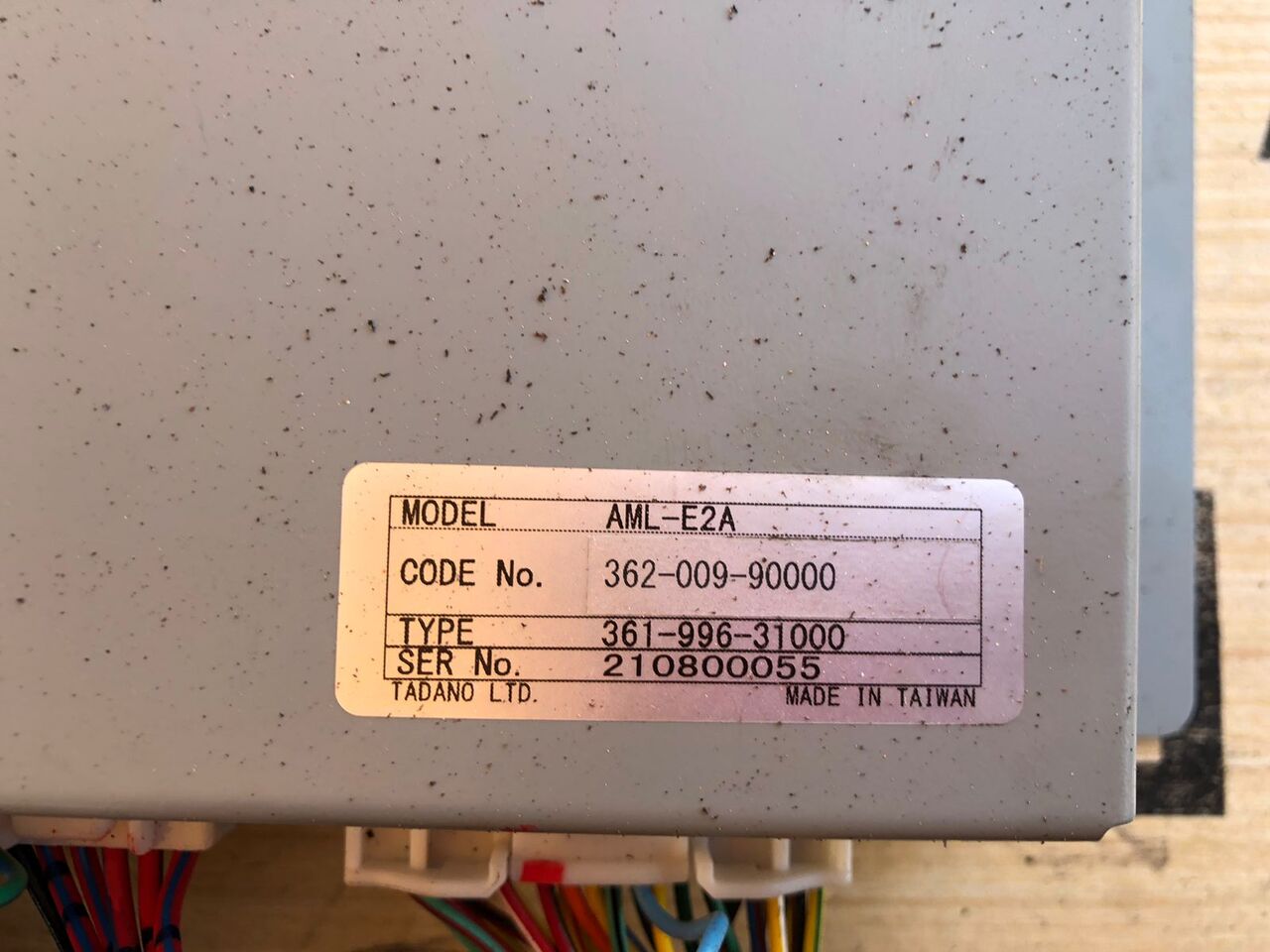 TADANO ATF-80 Data Control Box for LMI Control System - Reservedel: billede 2 TADANO ATF-80 Data Control Box for LMI Control System - Reservedel: billede 2