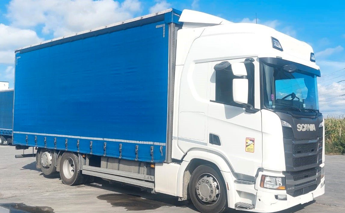 Scania R450 6x2 tandem jumbo - Lastbil med presenning: billede 3 Scania R450 6x2 tandem jumbo - Lastbil med presenning: billede 3