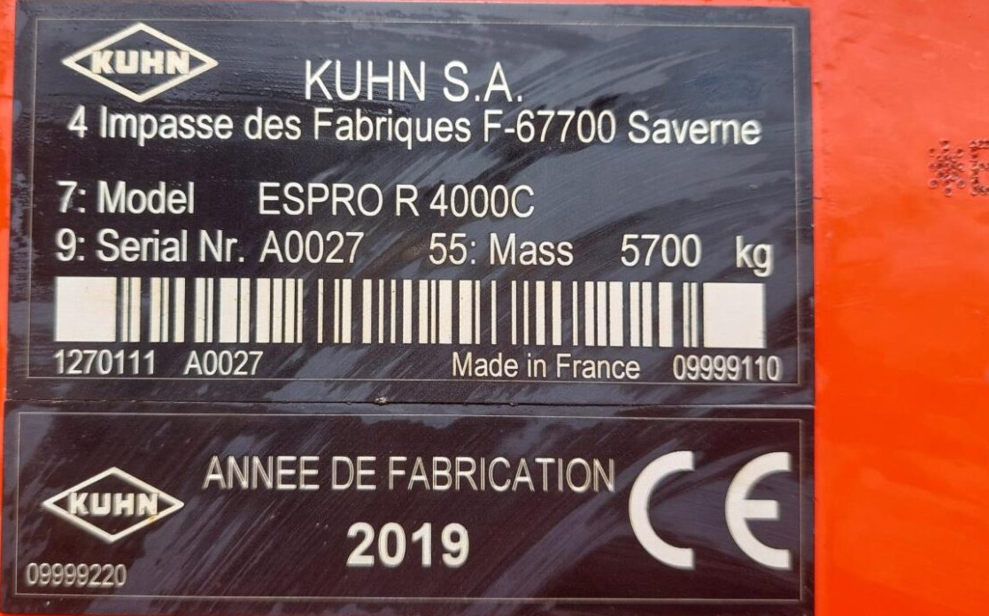 Såmaskine Kuhn ESPRO 4000 RC med frø-udstyr: billede 15