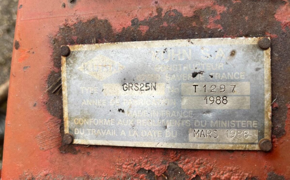 Kuhn GSR 25 N - Høvender: billede 4 Kuhn GSR 25 N - Høvender: billede 4