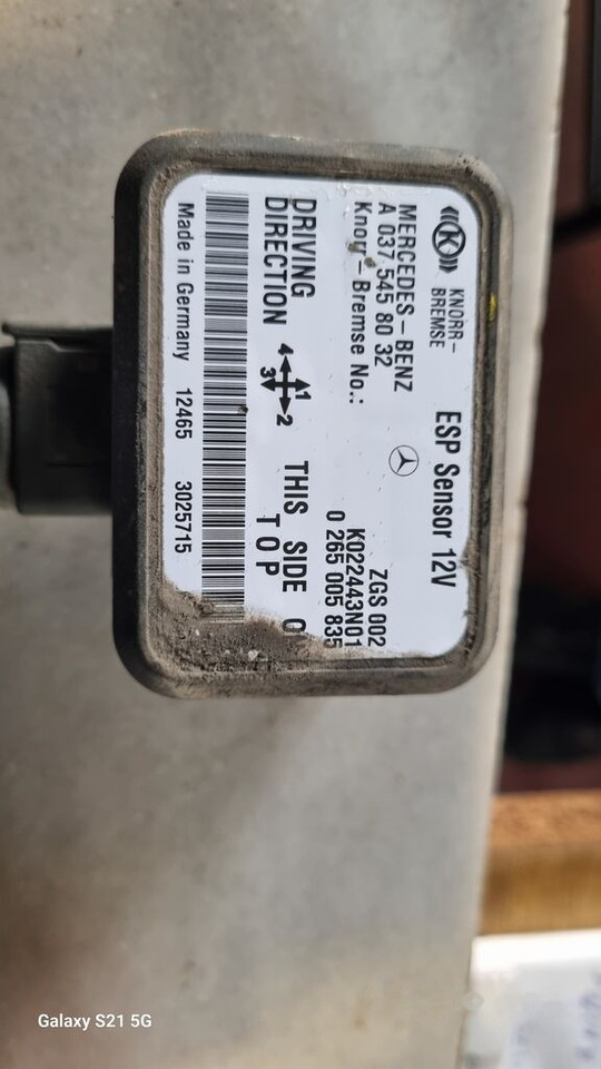 Knorr-Bremse AIR DRYER Mercedes-Benz ACTROS MP4 - Bremseventil for Lastbil: billede 5 Knorr-Bremse AIR DRYER Mercedes-Benz ACTROS MP4 - Bremseventil for Lastbil: billede 5
