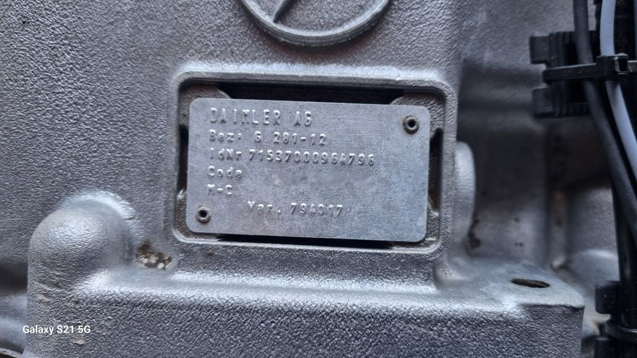 Mercedes-Benz MERCEDES ACTROS MP3 715370 Mercedes-Benz ACTROS MP3 - Gearkasse for Lastbil: billede 1 Mercedes-Benz MERCEDES ACTROS MP3 715370 Mercedes-Benz ACTROS MP3 - Gearkasse for Lastbil: billede 1
