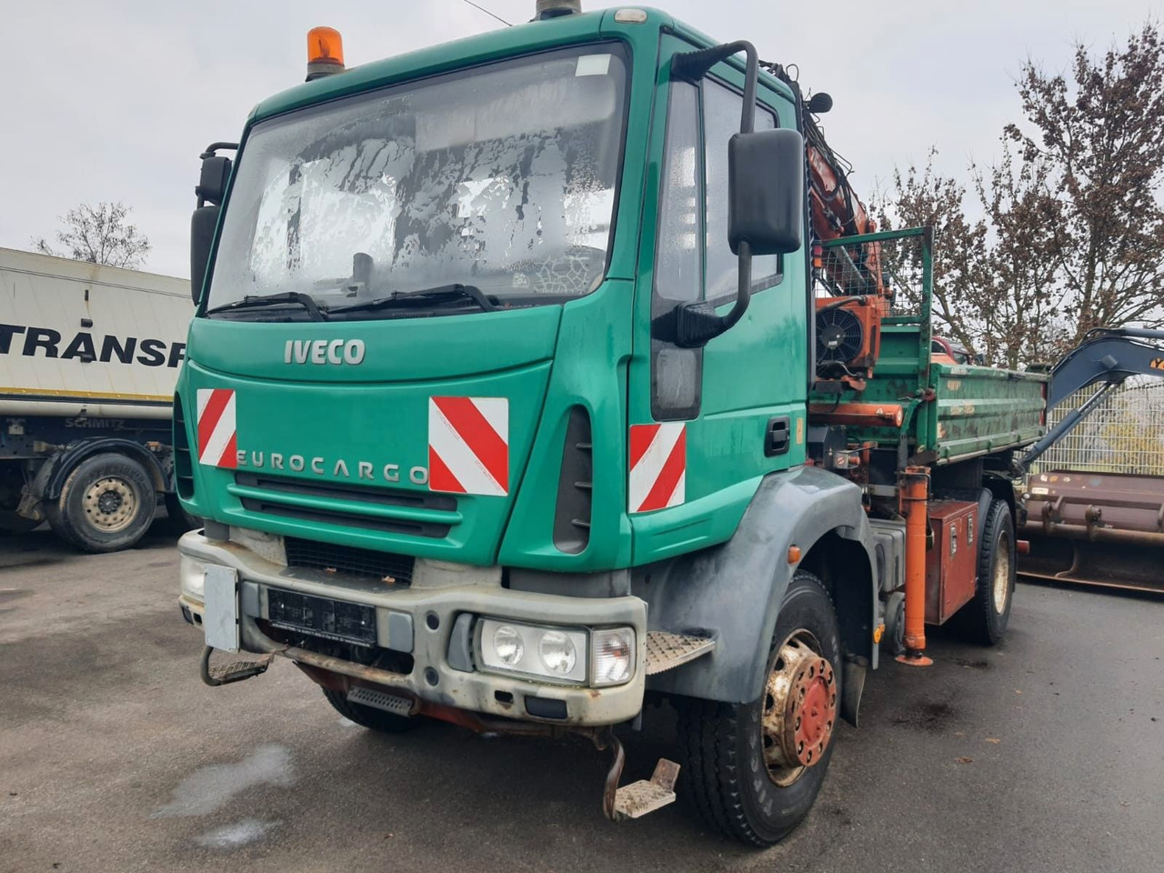 Iveco ML140E18 Dreiseitenkipper 4x4 mit Kran+Greifere - Tipvogn lastbil: billede 1 Iveco ML140E18 Dreiseitenkipper 4x4 mit Kran+Greifere - Tipvogn lastbil: billede 1