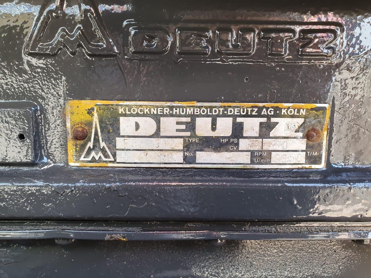 Deutz F6L912 - Motor for Entreprenørmaskin: billede 4 Deutz F6L912 - Motor for Entreprenørmaskin: billede 4