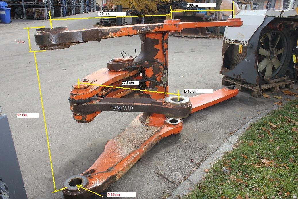 Hitachi ZW 310 - Bom for Gummihjulslæsser: billede 1 Hitachi ZW 310 - Bom for Gummihjulslæsser: billede 1