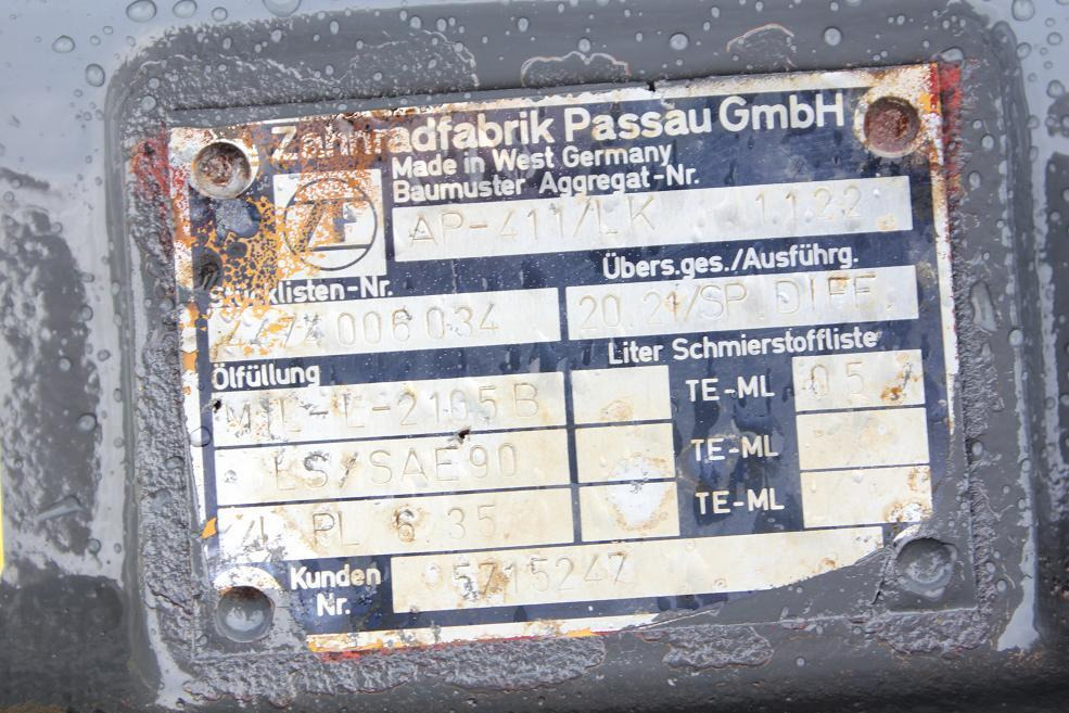 Liebherr LH 551 Achse 411/LK - Aksel og reservedele for Entreprenørmaskin: billede 3 Liebherr LH 551 Achse 411/LK - Aksel og reservedele for Entreprenørmaskin: billede 3