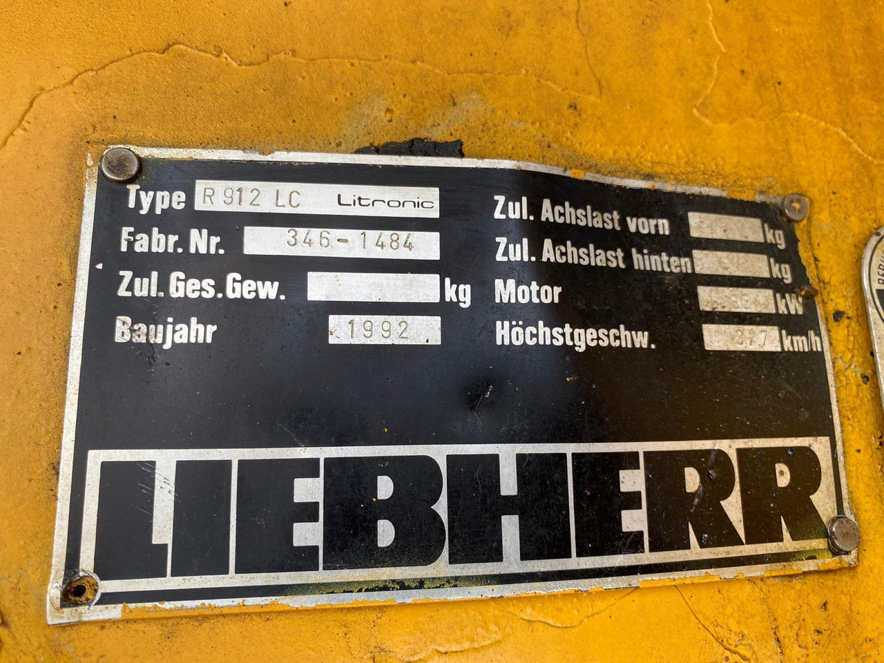 Bæltegravemaskine Liebherr R 912 LIT: billede 10 Bæltegravemaskine Liebherr R 912 LIT: billede 10
