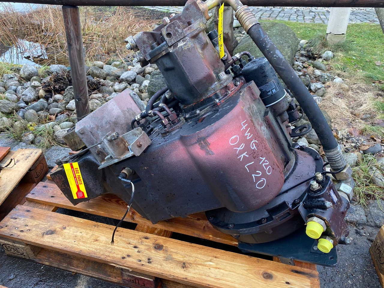 O&K ZF 4WG 120 aus L20 - Transmission for Entreprenørmaskin: billede 1 O&K ZF 4WG 120 aus L20 - Transmission for Entreprenørmaskin: billede 1