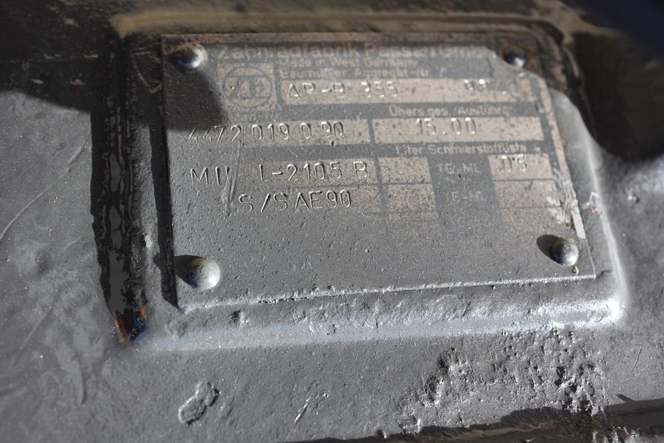 Zeppelin ZM 13, ZF APL B 355 - Aksel og reservedele for Entreprenørmaskin: billede 3 Zeppelin ZM 13, ZF APL B 355 - Aksel og reservedele for Entreprenørmaskin: billede 3